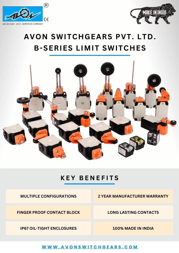 Avon Limit Switches Series B Catalog Photo