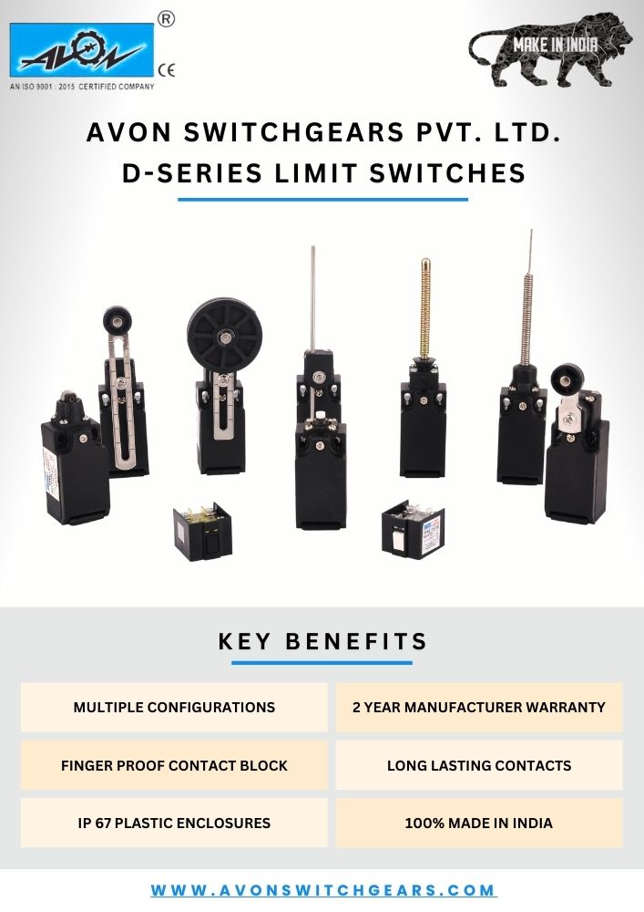 Avon Limit Switches Series D Catalog Photo