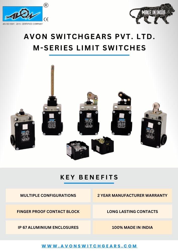 Avon Limit Switches Series M Catalog Photo